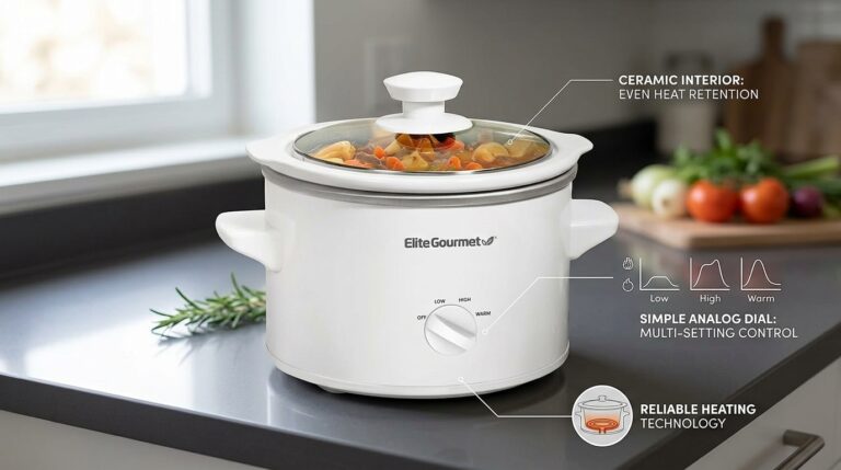 Elite Gourmet MST-250XW Electric Ceramic Slow Cooker: A Practical Look at Compact, Adjustable Slow Cooking